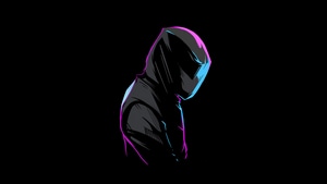 Biker, Minimalism, Minimalist, Artist, Artwork, Digital Art, Dark, Black, 4K wallpaper