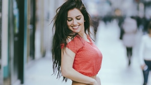 Girls, Model, Smiling, 4K wallpaper