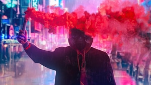 Smoke, Person, Photography, Artist, Artwork, Digital Art, 4K wallpaper