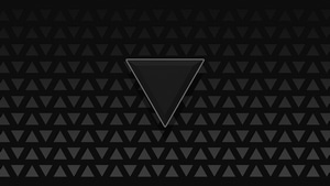 Triangle, Abstract, Dark, Black, 4K wallpaper