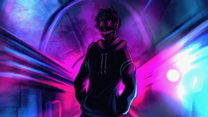 Artist, Artwork, Digital Art, Neon, 4K wallpaper