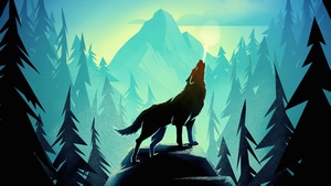 Fox, Artist, Artwork, Digital Art, Minimalism, Minimalist, 4K wallpaper