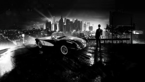 Alone, City, Artist, Artwork, Digital Art, Black And White, Monochrome, 4K wallpaper