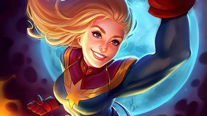 Captain Marvel, Superheroes, Artist, Artwork, Digital Art, 4K wallpaper