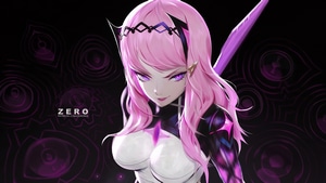 Pink, Sword, Artist, Artwork, Digital Art, 4K wallpaper