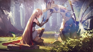 Anime Girl, Anime, Artist, Artwork, Digital Art, 4K wallpaper