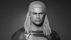 The Witcher 3, Games, Ps4 Games, Xbox Games, Pc Games, Sword, 2020 Games, Superman, Monochrome, Black And White, Artstation, 4K wallpaper