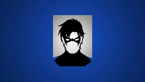 Nightwing, Superheroes, Minimalism, Minimalist, Artist, Artwork, Digital Art, 4K wallpaper