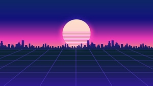 Retrowave, Artist, Artwork, Digital Art, 4K wallpaper