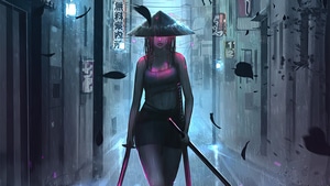 Samurai, Warrior, Artist, Artwork, Deviantart, 4K wallpaper