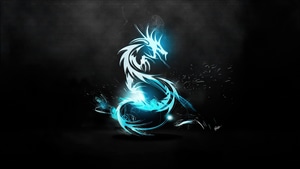 Dragon, Artist, Artwork, Digital Art, Minimalism, Minimalist, 4K wallpaper