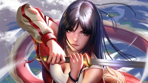 Anime Girl, Mulan, Anime, Artist, Artwork, Digital Art, Artstation, 4K wallpaper