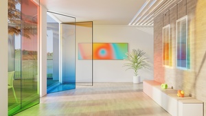 Aesthetic interior, Contemporary, Modern, Colorful, 4K wallpaper
