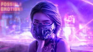 Cyberpunk, Neon, Artist, Artwork, Digital Art, 4K wallpaper