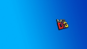 Ms Dos, Computer, Logo, 4K wallpaper