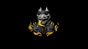 Dragon, Artist, Artwork, Digital Art, Dark, Black, Minimalism, Minimalist, 4K wallpaper