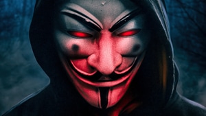 Anonymus, Mask, Artist, Artwork, Digital Art, 4K wallpaper