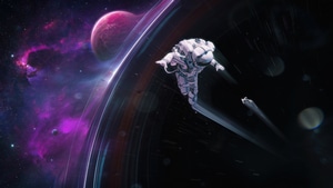 Astronaut, Artist, Artwork, Digital Art, Artstation, 4K wallpaper