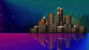 Minimalism, Minimalist, Buildings, Artist, Artwork, Digital Art, 4K wallpaper