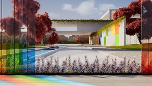 Modern architecture, Colorful, Aesthetic, Microsoft Design, 4K wallpaper