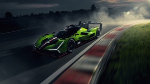Lamborghini SC63, Le Mans Hypercar, LMDh Prototype, Race track, 4K wallpaper