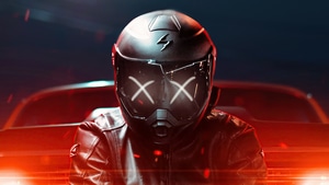 Helmet, Cars, Artist, Artwork, Digital Art, 4K wallpaper