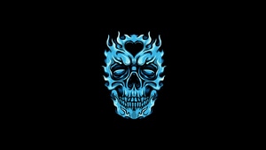 Skull, Minimalism, Minimalist, Artist, Artwork, Digital Art, 4K wallpaper