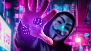 Anonymus, Mask, Artist, Artwork, Digital Art, Manipulation, Dice, 4K wallpaper