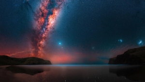 Milky Way, Nature, Sky, Galaxy, 4K wallpaper