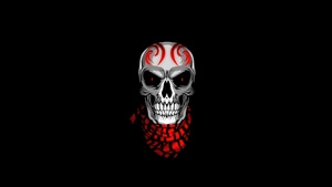Skull, Artist, Artwork, Digital Art, Minimalism, Minimalist, Dark, Black, 4K wallpaper