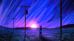Artist, Artwork, Digital Art, Synthwave, Retrowave, Artstation, 4K wallpaper