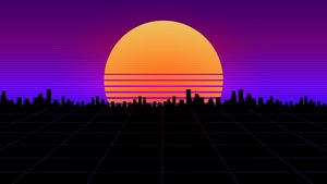 Retrowave, Artist, Artwork, Digital Art, 4K wallpaper