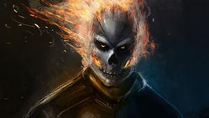 Ghost Rider, Superheroes, Artwork, Artist, Artstation, 4K wallpaper