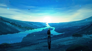 River, Artist, Artwork, Digital Art, Artstation, 4K wallpaper