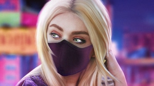 Blonde, Girls, Mask, Photography, 4K wallpaper
