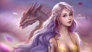 Daenerys Targaryen, Game Of Thrones, Tv Shows, Deviantart, Fantasy Girls, 4K wallpaper