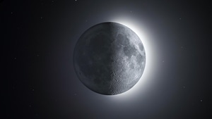 Moon, Space, Digital Universe, 4K wallpaper