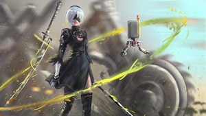 Nier Automata, Games, Artist, Artwork, Digital Art, Deviantart, 4K wallpaper