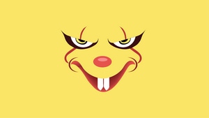 Pennywise, It, Clown, Artist, Artwork, Digital Art, Minimalism, Minimalist, 4K wallpaper