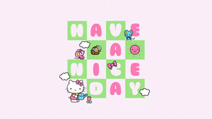 Hello Kitty background, Sanrio, 4K wallpaper