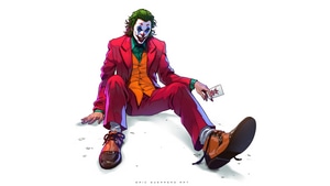 Joker, Supervillain, Superheroes, Artwork, Artist, Artstation, 4K wallpaper