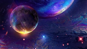 Digital Universe, Space, Artist, Artwork, Digital Art, 4K wallpaper