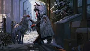Anime Girl, Anime, Artist, Artwork, Digital Art, 4K wallpaper