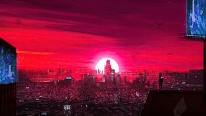 Cyberpunk, Morning, Artist, Artwork, Digital Art, Artstation, 4K wallpaper