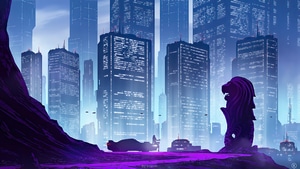 Synthwave, Artist, Artwork, Digital Art, Artstation, 4K wallpaper