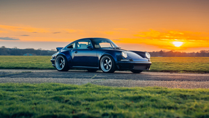 Classic cars, Sunset, Porsche 911, 4K wallpaper