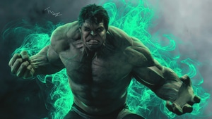 Hulk, Superheroes, Artwork, Artist, Artstation, 4K wallpaper