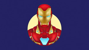 Iron Man, Superheroes, Artwork, Minimalism, 4K wallpaper