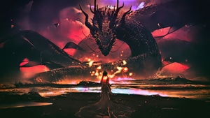 Dragon, Artist, Artwork, Digital Art, 4K wallpaper