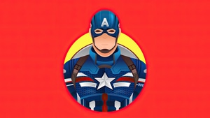 Captain America, Superheroes, Artwork, Minimalism, 4K wallpaper